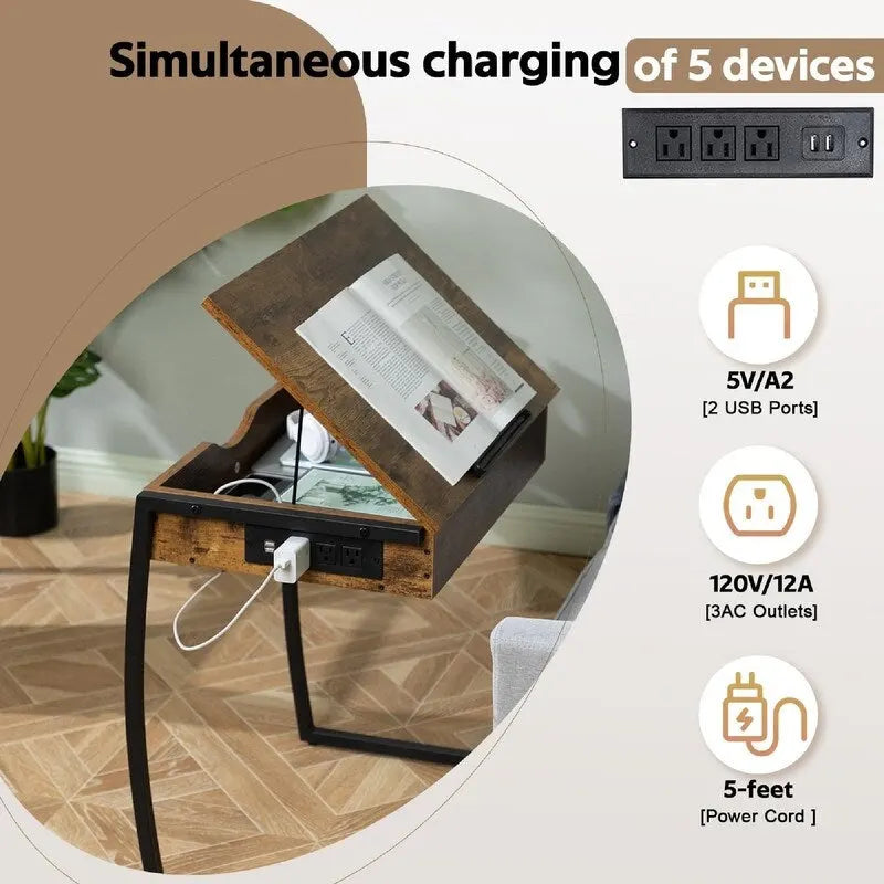 Tavolini da TV - 23.6P x 15.75L x 28.5A