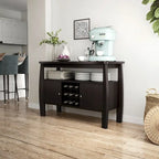 Tavolo da buffet a 1 ripiano color cappuccino, 51 pollici