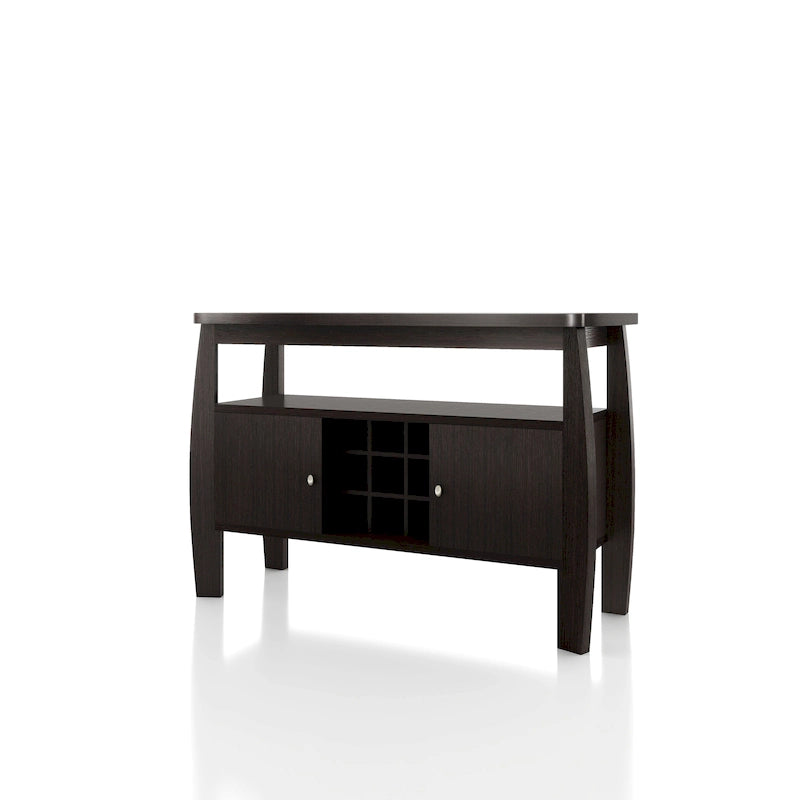 Tavolo da buffet a 1 ripiano color cappuccino, 51 pollici