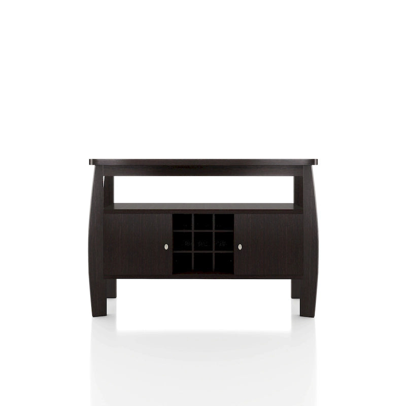 Tavolo da buffet a 1 ripiano color cappuccino, 51 pollici