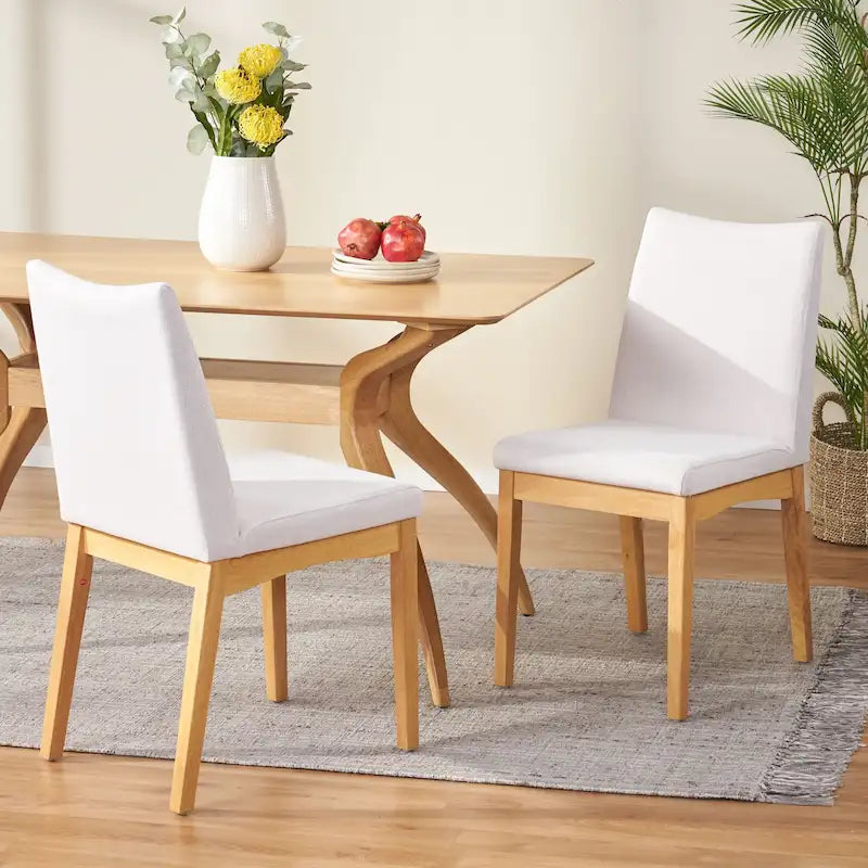 Sedia da pranzo in tessuto Mid-Century (confezione da 2)
