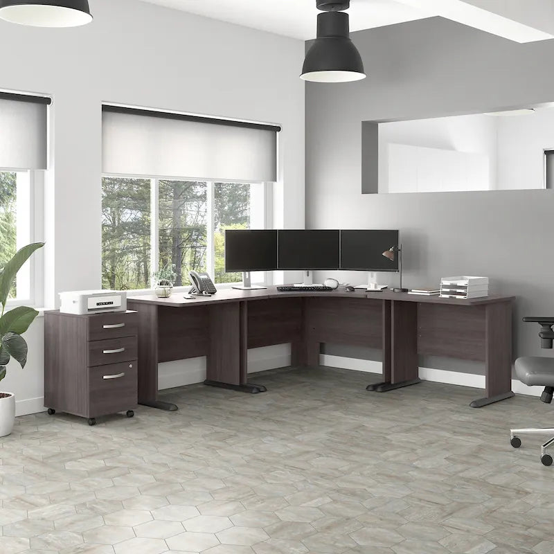 Scrivania angolare per computer 48W