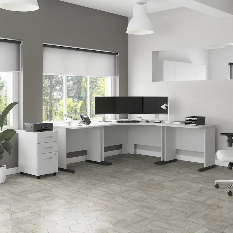 Scrivania angolare per computer 48W