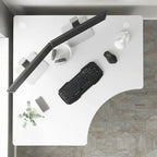 Scrivania angolare per computer 48W