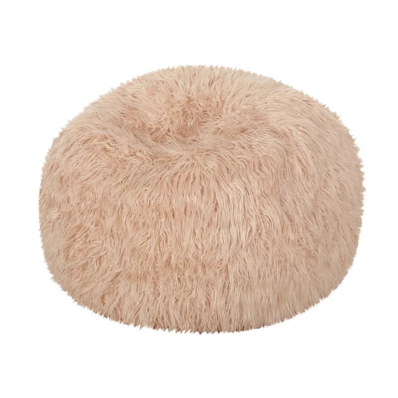 Pouff Moderno in Ecopelliccia Glam