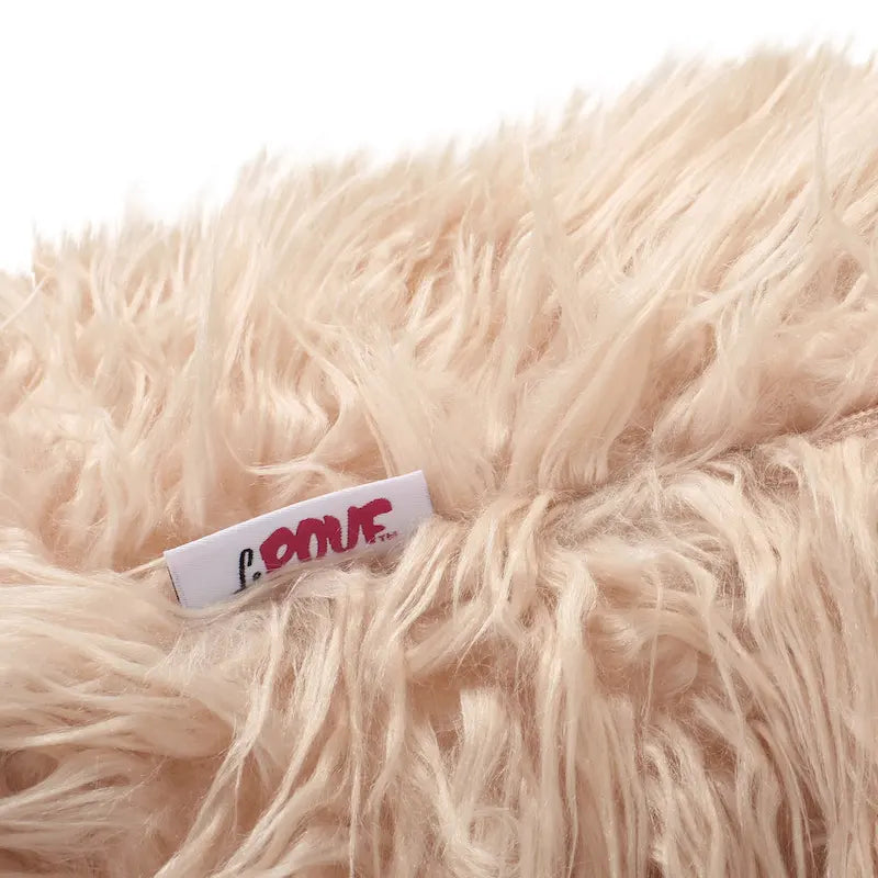Pouff Moderno in Ecopelliccia Glam