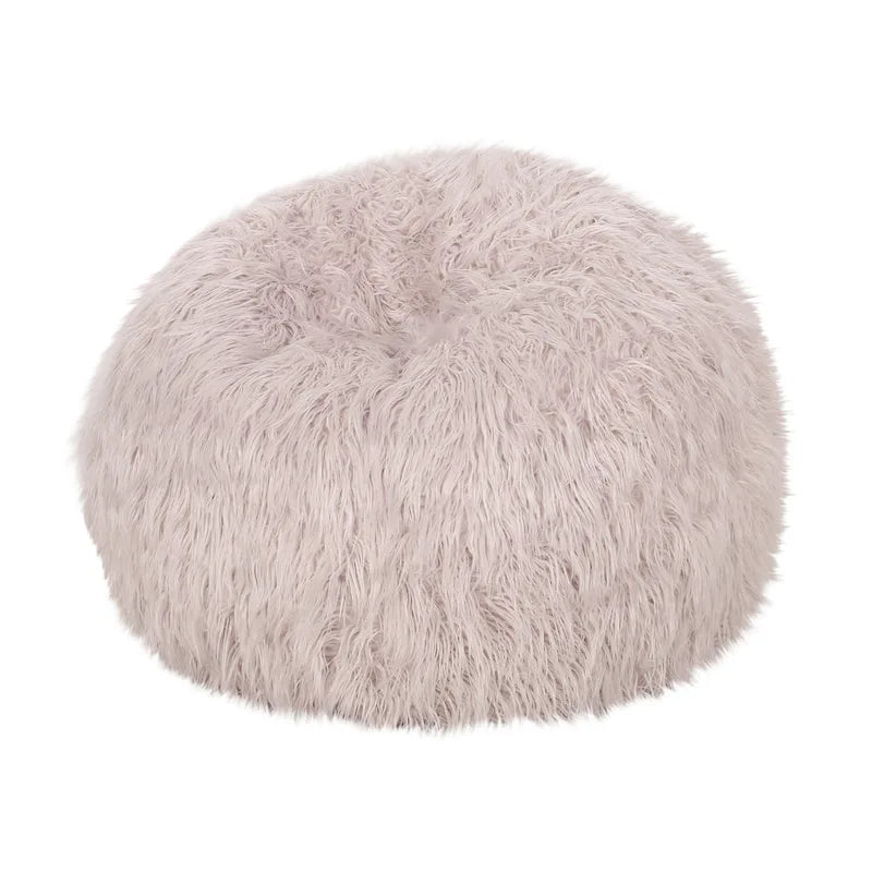 Pouff Moderno in Ecopelliccia Glam