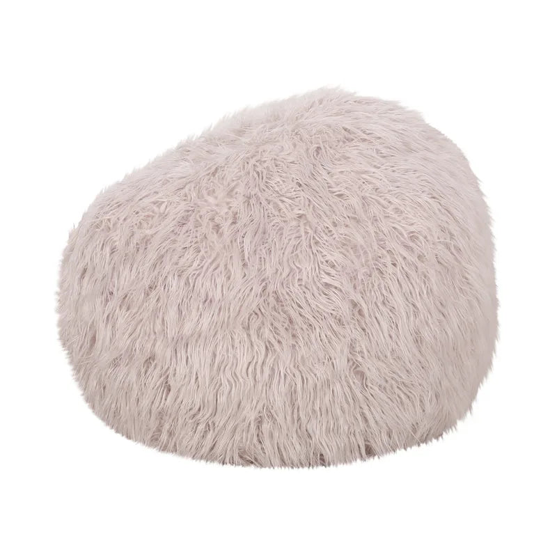 Pouff Moderno in Ecopelliccia Glam