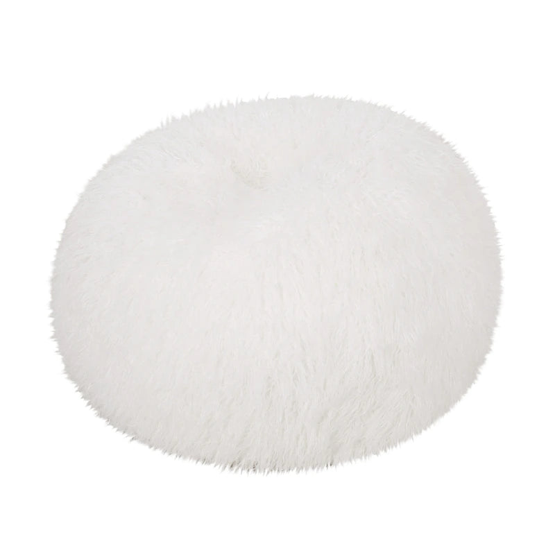 Pouff Moderno in Ecopelliccia Glam