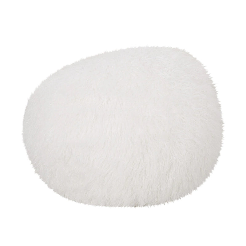 Pouff Moderno in Ecopelliccia Glam