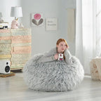 Pouff Moderno in Ecopelliccia Glam