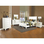 Camera da letto a pannelli in 3 pezzi con cassettiera