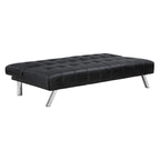 Futon con gambe in acciaio inossidabile