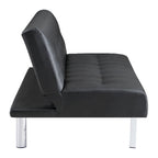 Futon con gambe in acciaio inossidabile