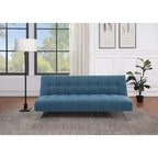 Futon con gambe in acciaio inossidabile