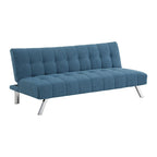 Futon con gambe in acciaio inossidabile