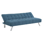 Futon con gambe in acciaio inossidabile