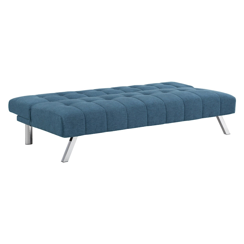 Futon con gambe in acciaio inossidabile