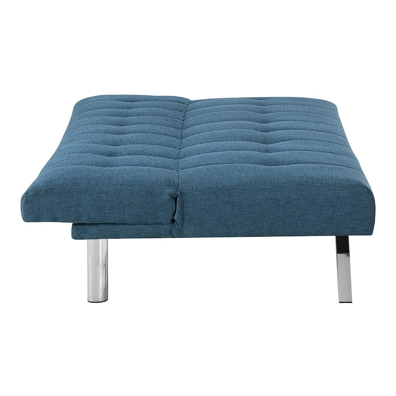 Futon con gambe in acciaio inossidabile