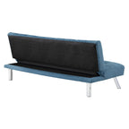 Futon con gambe in acciaio inossidabile