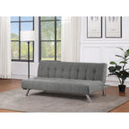 Futon con gambe in acciaio inossidabile