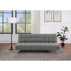 Futon con gambe in acciaio inossidabile