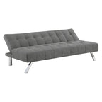 Futon con gambe in acciaio inossidabile