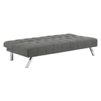 Futon con gambe in acciaio inossidabile