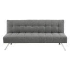 Futon con gambe in acciaio inossidabile