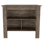 Isola da cucina in legno a 3 ripiani in stile casual