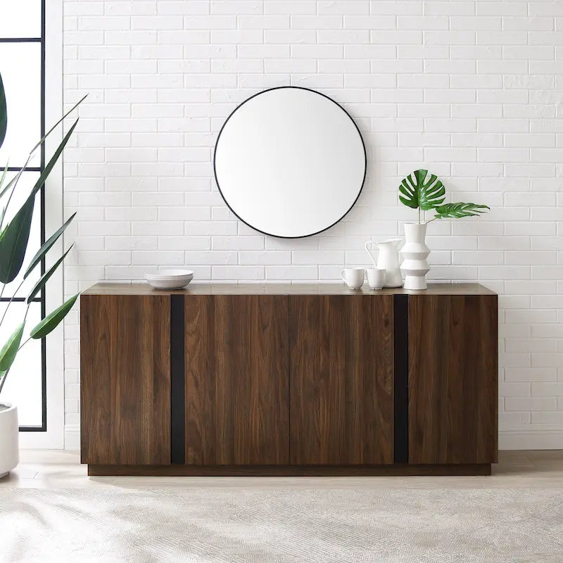 Credenza minimale a 4 ante da 70 pollici