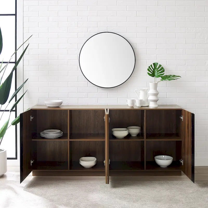 Credenza minimale a 4 ante da 70 pollici