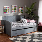 Divano letto stile cottage/rustico, una piazza e mezza, con letto estraibile singolo