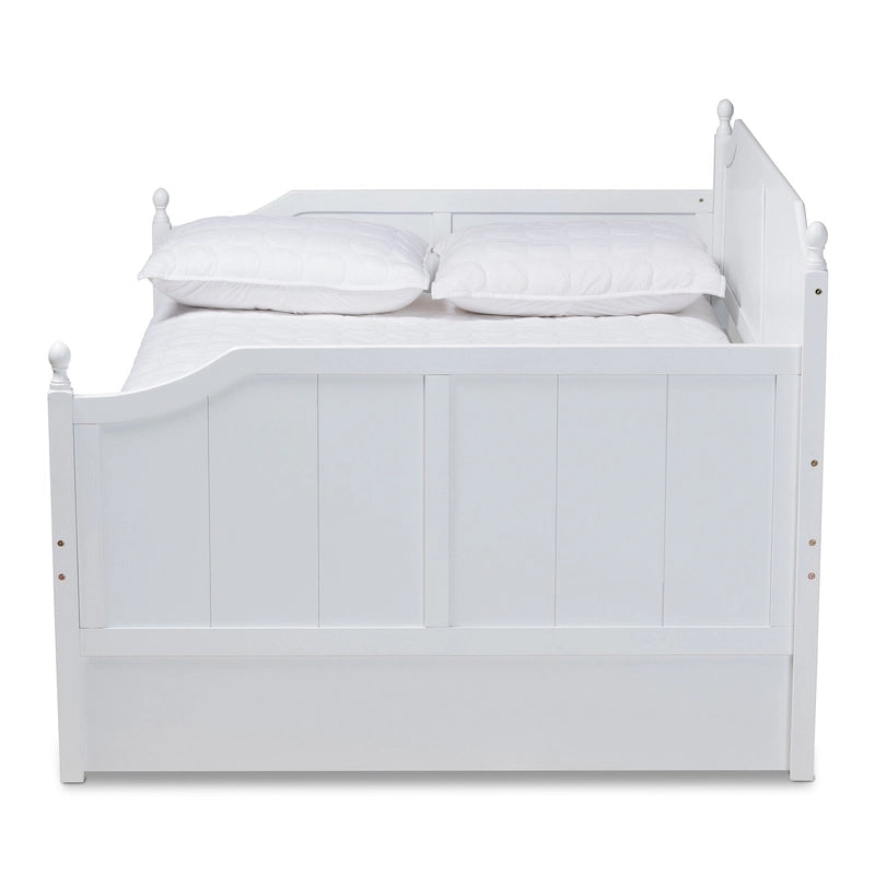 Divano letto stile cottage/rustico, una piazza e mezza, con letto estraibile singolo