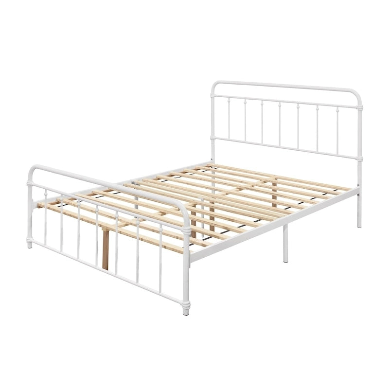 Letto a piattaforma in metallo