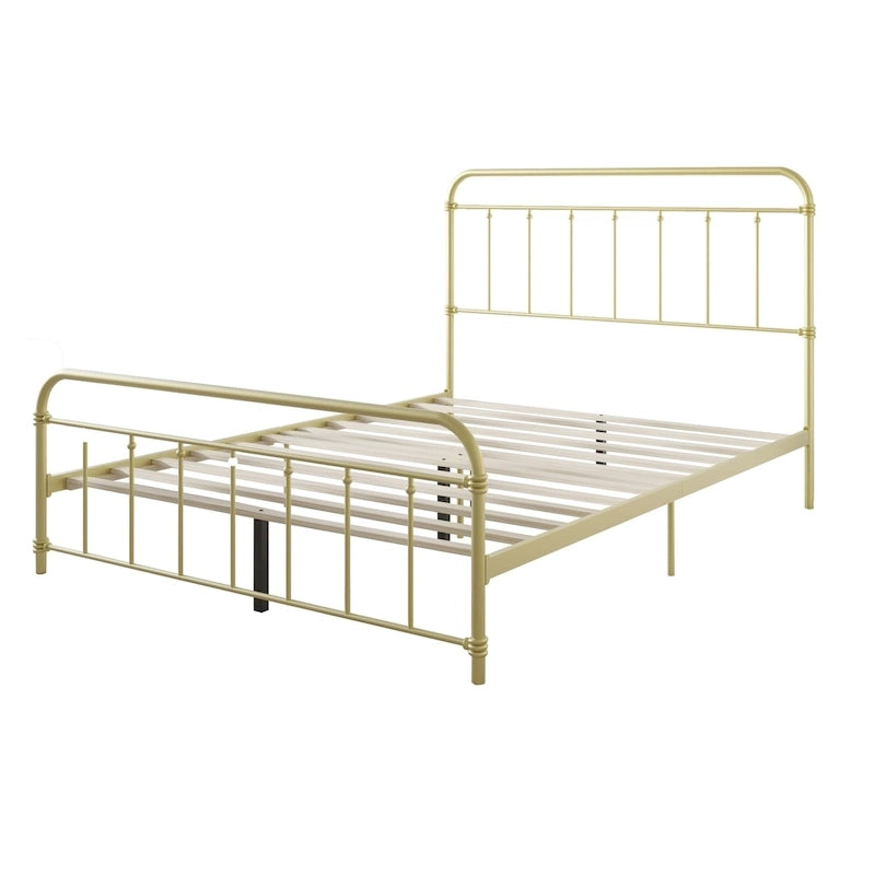 Letto a piattaforma in metallo