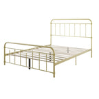 Letto a piattaforma in metallo