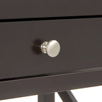 Scrivania rustica in legno con montanti a X