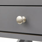 Scrivania rustica in legno con montanti a X