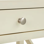 Scrivania rustica in legno con montanti a X