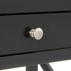 Scrivania rustica in legno con montanti a X