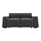 Divano moderno in tessuto di lino 71*35.5, elegante e minimalista 2-3 posti, facile da installare, squisito divanetto