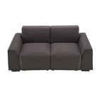 Divano moderno in tessuto di lino 71*35.5, elegante e minimalista 2-3 posti, facile da installare, squisito divanetto