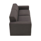 Divano moderno in tessuto di lino 71*35.5, elegante e minimalista 2-3 posti, facile da installare, squisito divanetto