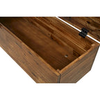 Panca contenitore in legno di acacia da 46 pollici