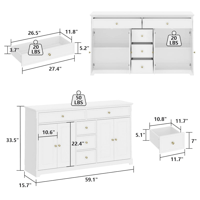 Libreria Contenitore Credenza Laccata Comò