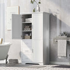 Mobiletto da bagno con cassetti e ripiano regolabile