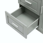 Mobiletto da bagno con cassetti e ripiano regolabile