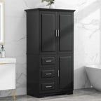 Mobiletto da bagno con cassetti e ripiano regolabile