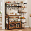 47,2 pollici in Bakers Rack con presa di corrente Coffee Bar con mobiletto